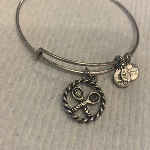 Alex and Ani Tennis Racquet Silver Charm Bracelet